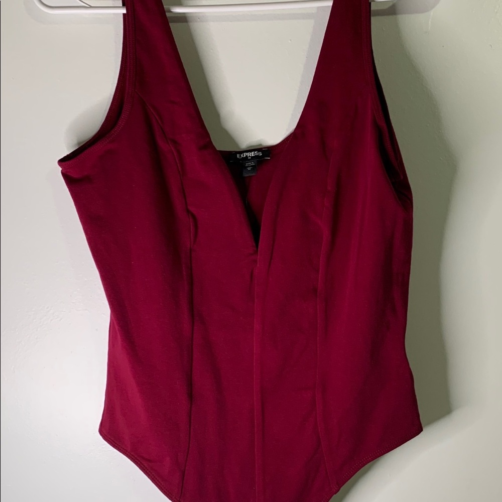 Deep V wire bodysuit